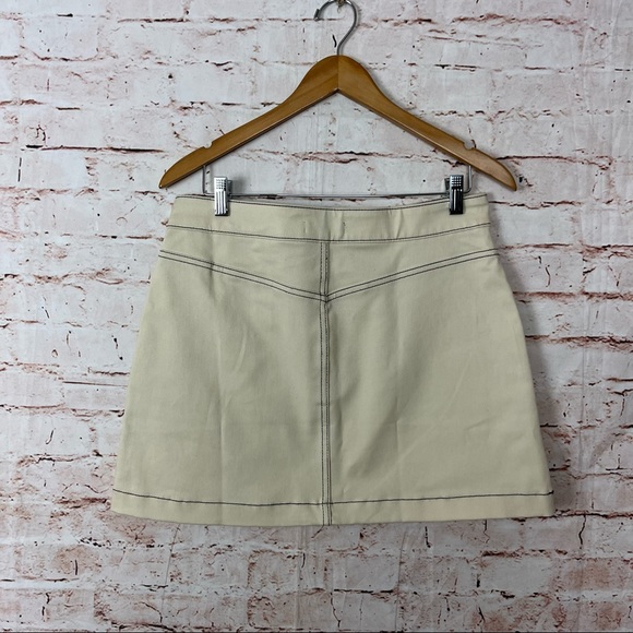 Zara Tan Blogger Favorite Mini Skirt Size Large - Picture 5 of 6